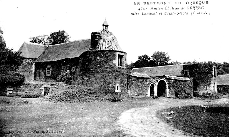 Saint-Gelven (Bretagne) : chteau de Correc.