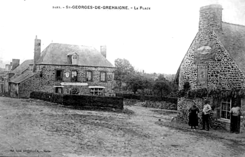 Ville de Saint-Georges-de-Grhaigne (Bretagne).