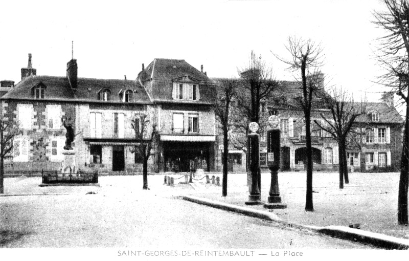 Ville de Saint-Georges-de-Reintembault (Bretagne).