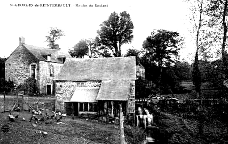 Moulin de Saint-Georges-de-Reintembault (Bretagne).