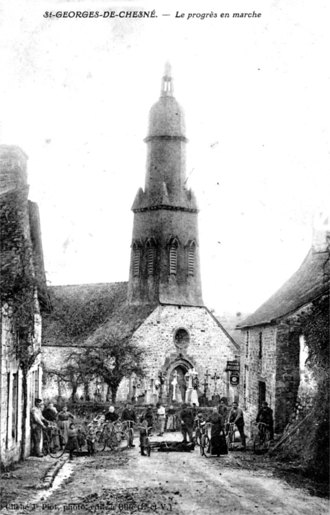 Eglise de Saint-Georges-de-Chesn (Bretagne).