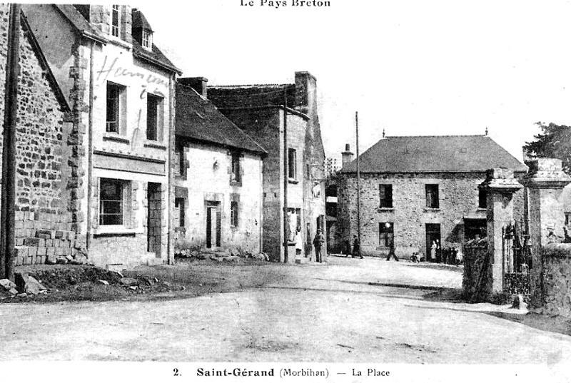 Ville de Saint-Gérand (Bretagne).