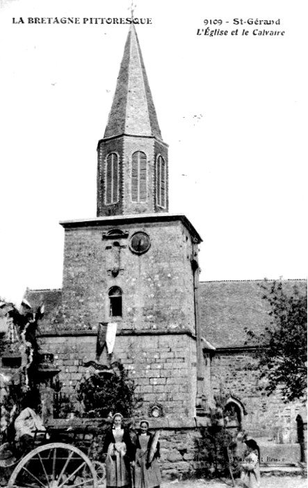 Eglise de Saint-Gérand (Bretagne).