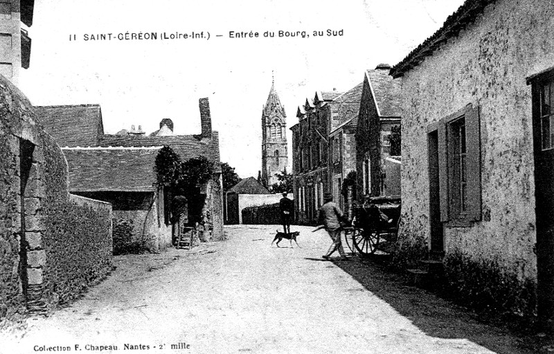 Ville de Géréon (anciennement en Bretagne).
