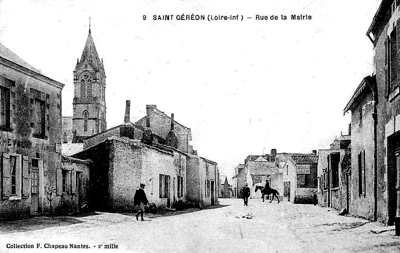 Ville de Géréon (anciennement en Bretagne).