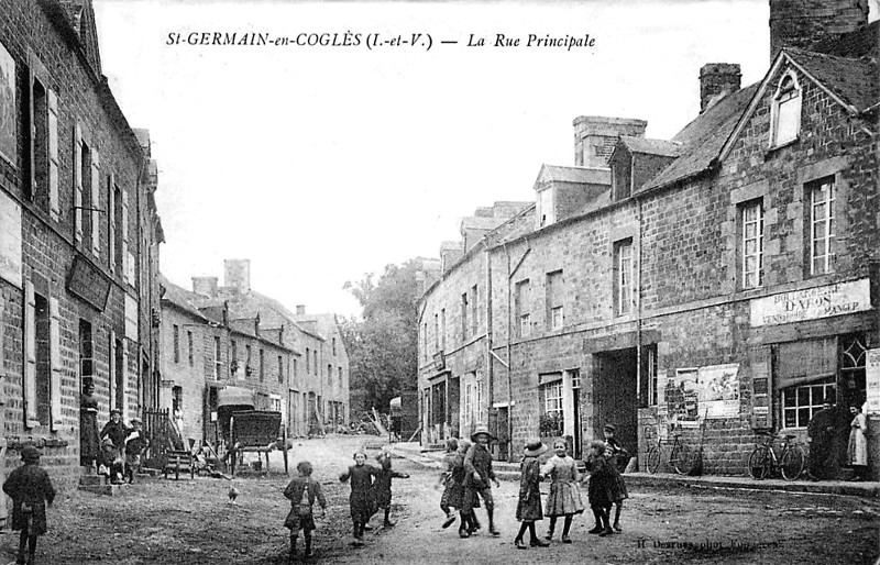 Ville de Saint-Georges-de-Cogls (Bretagne).