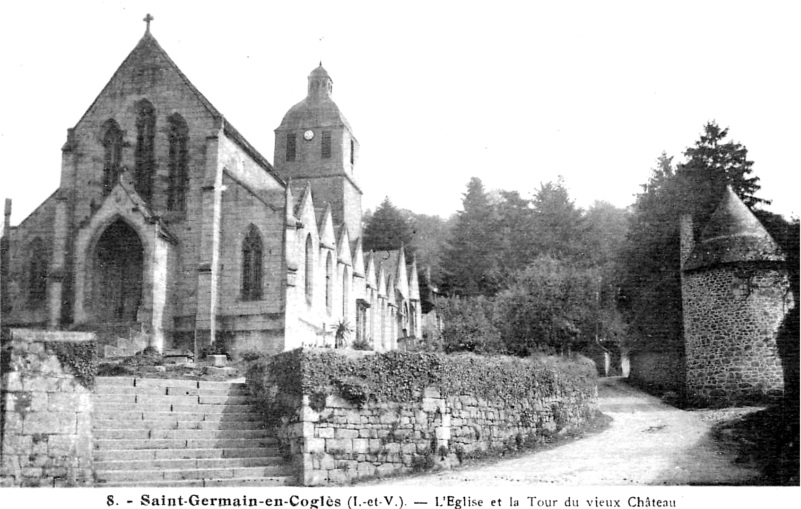Eglise de Saint-Georges-de-Cogls (Bretagne).