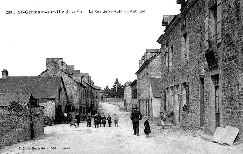 Ville de Saint-Germain-sur-Ille (Bretagne).