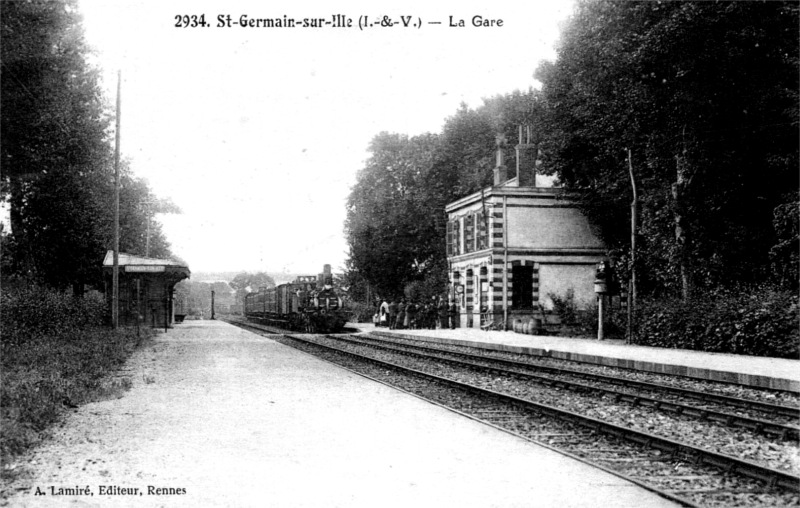 Ville de Saint-Germain-sur-Ille (Bretagne).