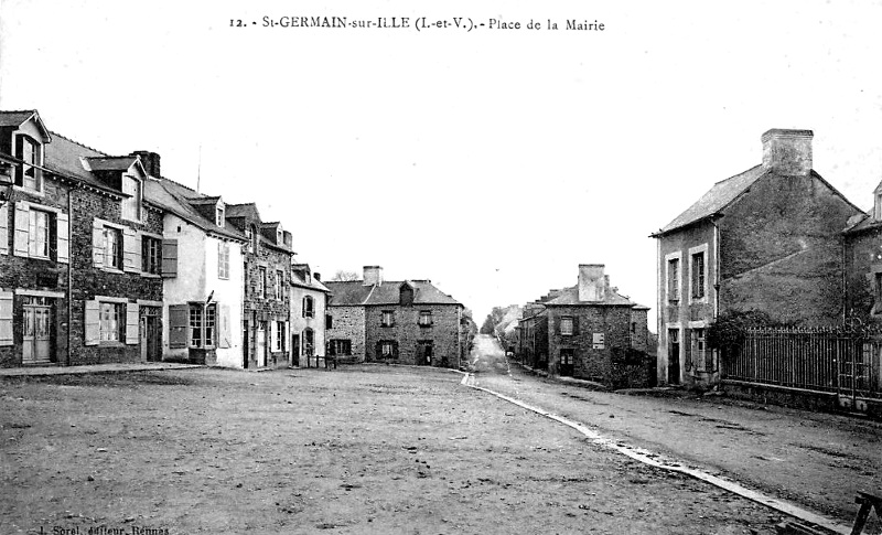 Ville de Saint-Germain-sur-Ille (Bretagne).