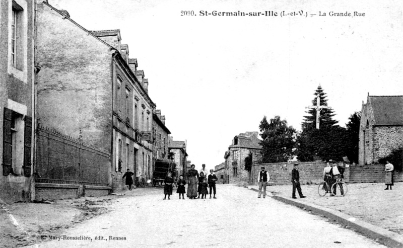 Ville de Saint-Germain-sur-Ille (Bretagne).