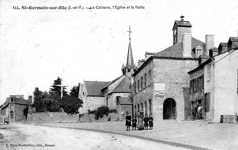 Eglise de Saint-Germain-sur-Ille (Bretagne).