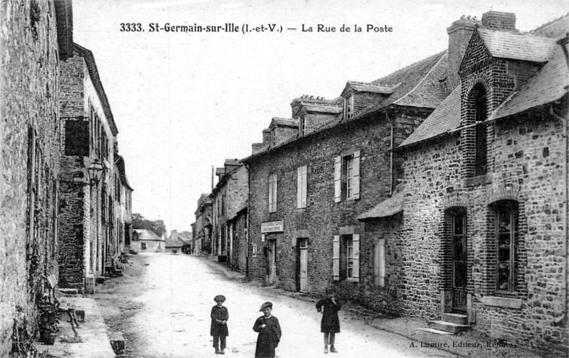 Ville de Saint-Germain-sur-Ille (Bretagne).