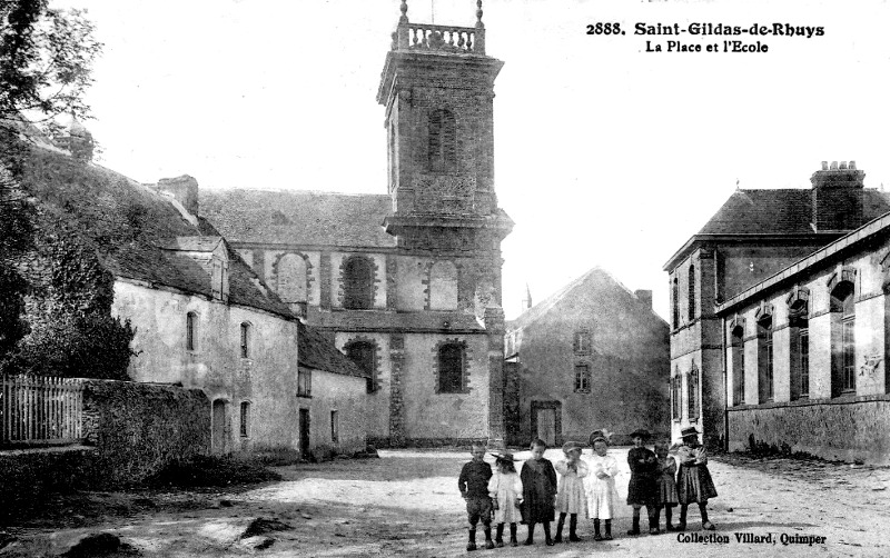 Ville de Saint-Gildas-de-Rhuys (Bretagne).
