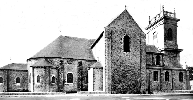 Eglise de Saint-Gildas-de-Rhuys (Bretagne).