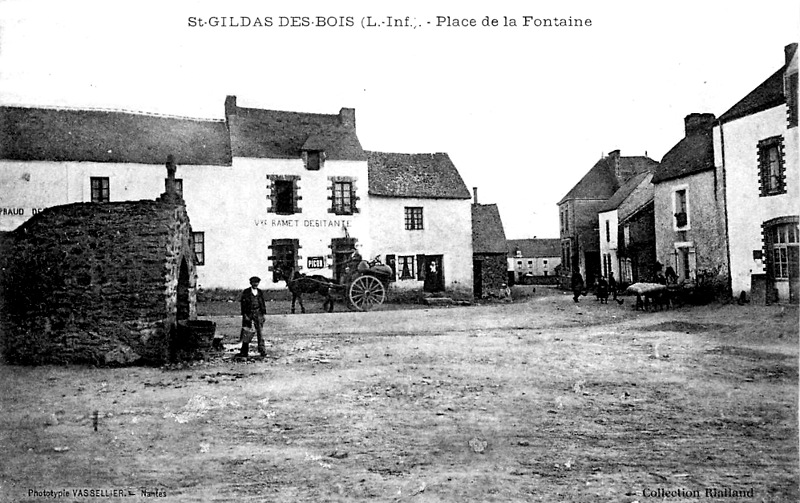 Ville de Saint-Gildas-des-Bois (anciennement en Bretagne).