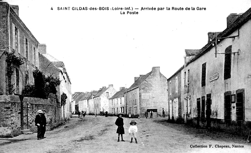 Ville de Saint-Gildas-des-Bois (anciennement en Bretagne).