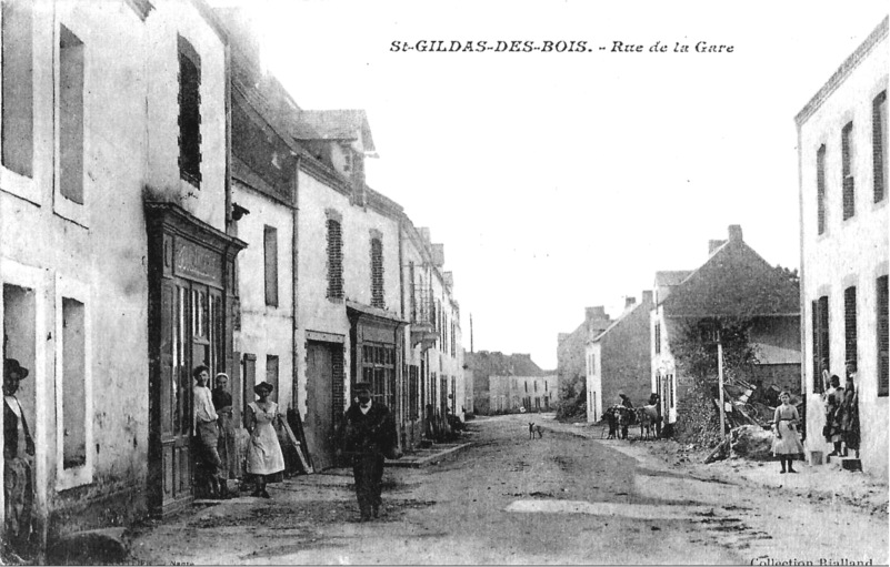 Ville de Saint-Gildas-des-Bois (anciennement en Bretagne).