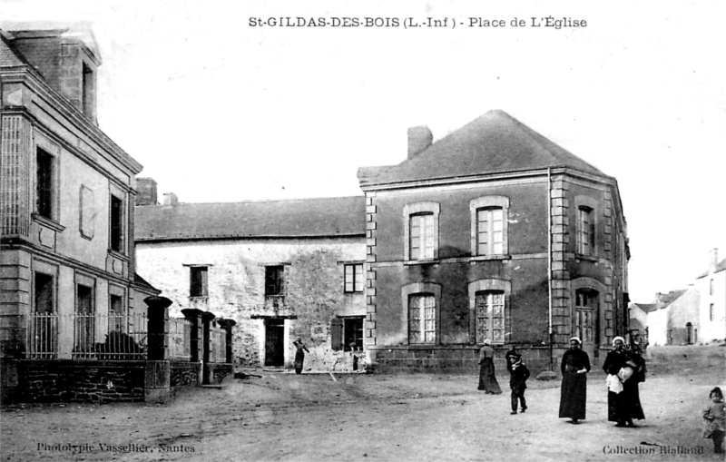 Ville de Saint-Gildas-des-Bois (anciennement en Bretagne).