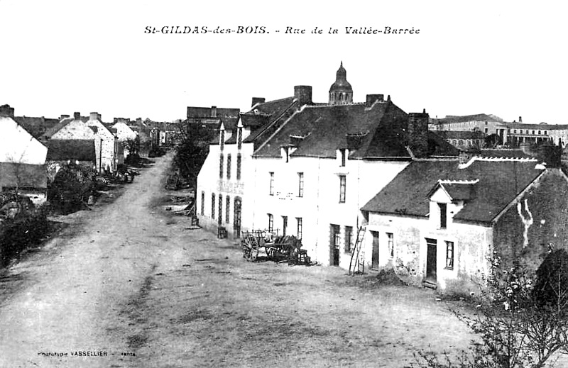 Ville de Saint-Gildas-des-Bois (anciennement en Bretagne).