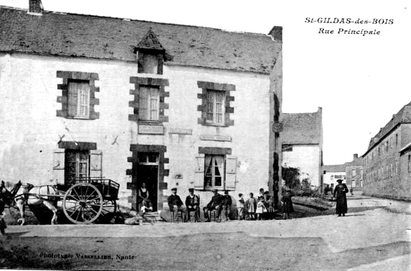 Ville de Saint-Gildas-des-Bois (anciennement en Bretagne).