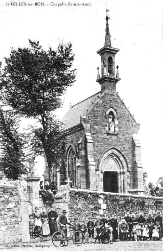 Chapelle Sainte-Anne de Saint-Gilles-les-Bois (Bretagne).