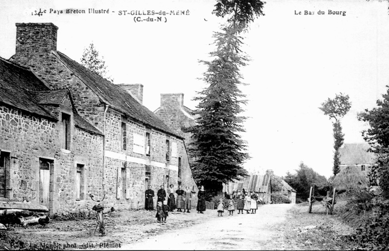 Ville de Saint-Gilles-du-Men (Bretagne).