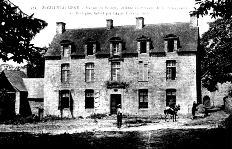 Manoir de Saint-Gilles-du-Mené (Bretagne).
