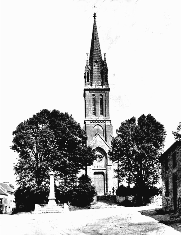 Eglise de Saint-Gilles-du-Men (Bretagne).