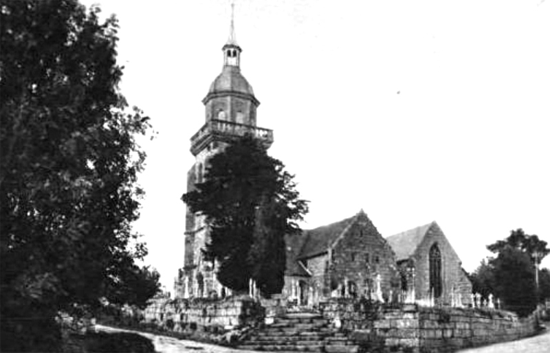 Eglise de Saint-Gilles-Pligeaux (Bretagne).