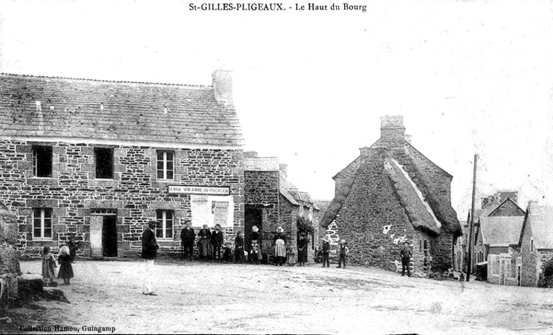 Ville de Saint-Gilles-Pligeaux (Bretagne).