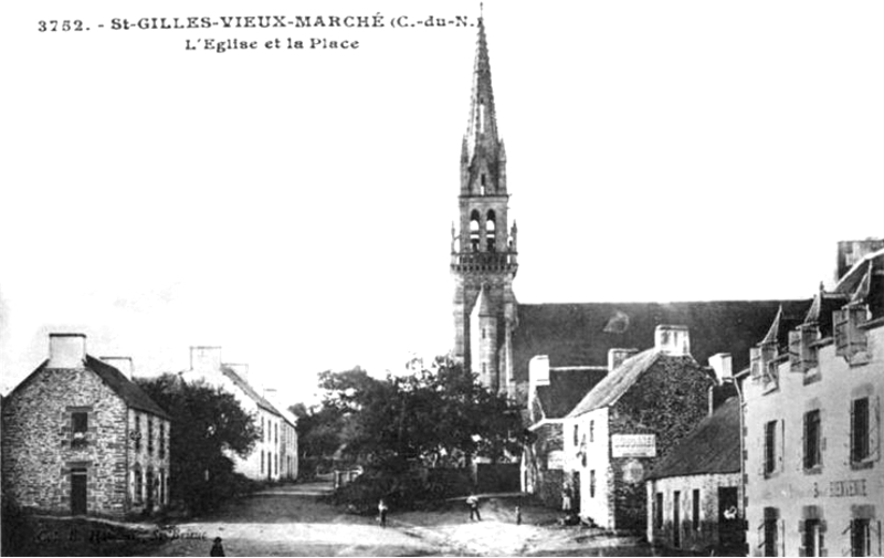 Ville de Saint-Gilles-Vieux-March (Bretagne).