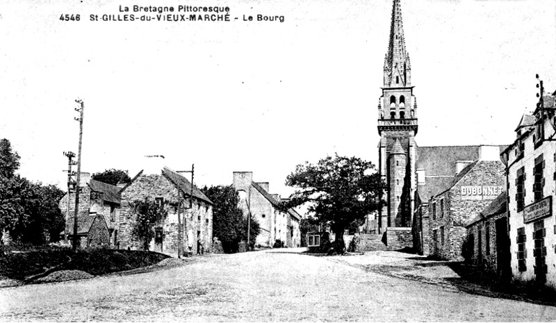 Ville de Saint-Gilles-Vieux-March (Bretagne).