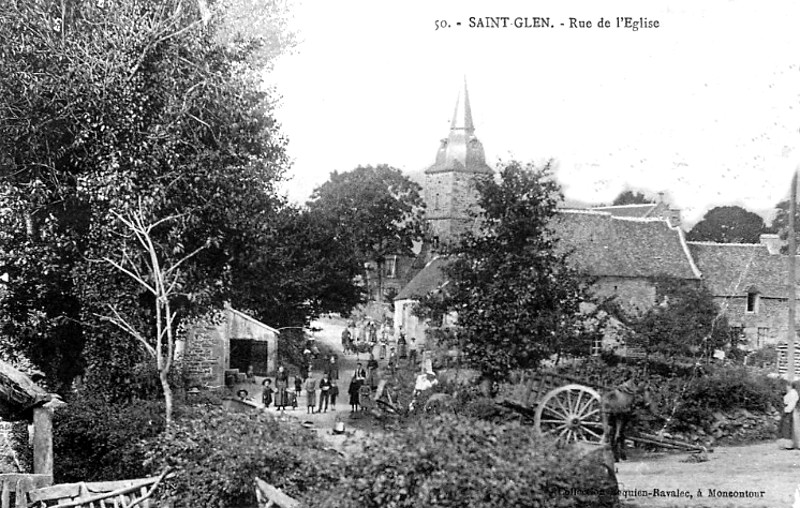 Ville de Saint-Glen (Bretagne).