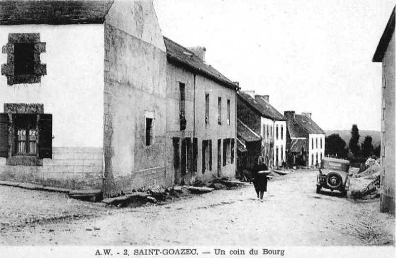 Ville de Saint-Goazec (Bretagne).