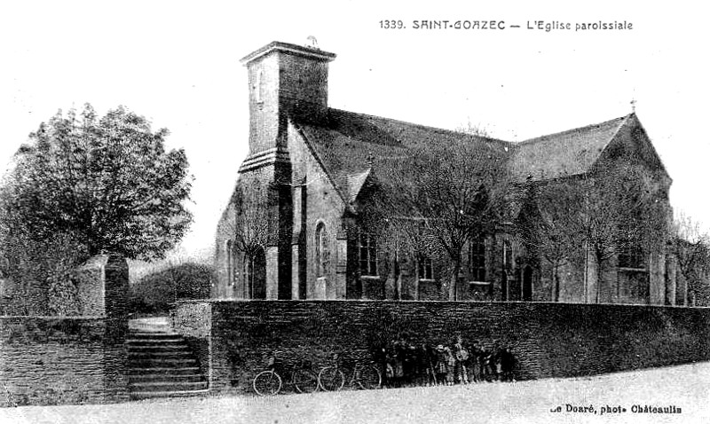 Eglise de Saint-Goazec (Bretagne).