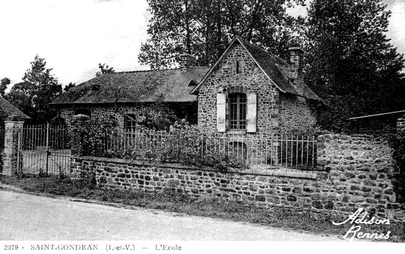 Ecole de Saint-Gondran (Bretagne).