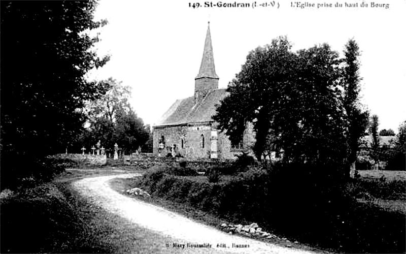 Ville de Saint-Gondran (Bretagne).