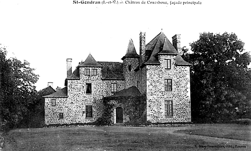 Chteau de Couesbouc  Saint-Gondran (Bretagne).