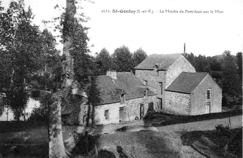 Moulin de Saint-Gonlay (Bretagne).