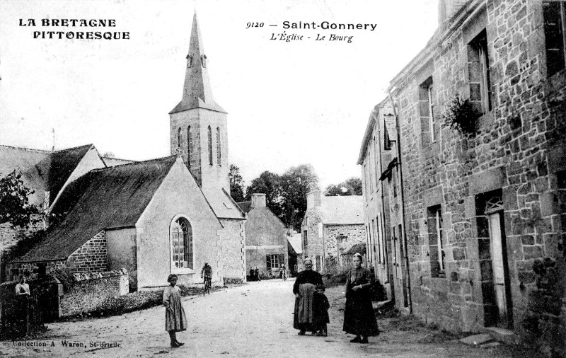Ville de Saint-Gonnery (Bretagne).