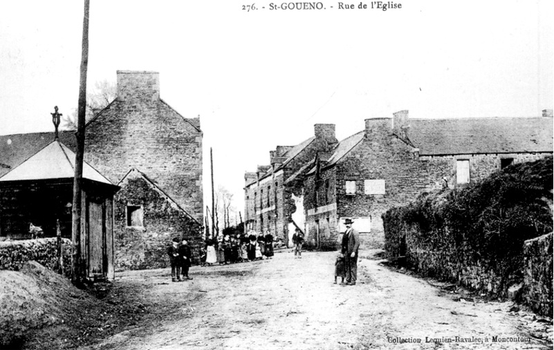 Ville de Saint-Gouno (Bretagne).