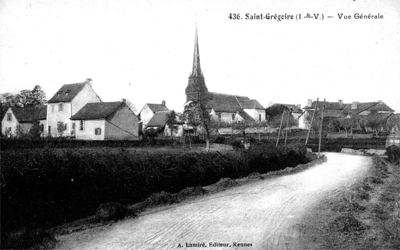 Ville de Saint-Grgoire (Bretagne).