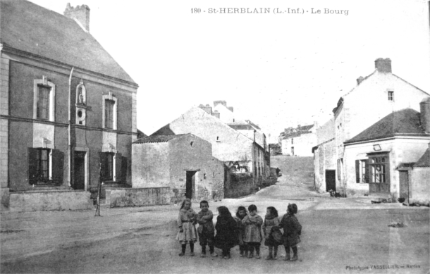 Ville de Saint-Herblain, historiquement en Bretagne.