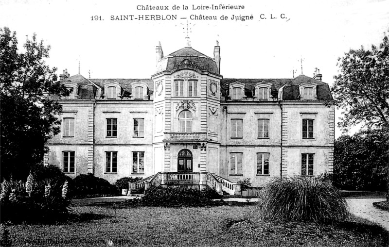 Chteau de Juign  Saint-Herblon (anciennement en Bretagne).