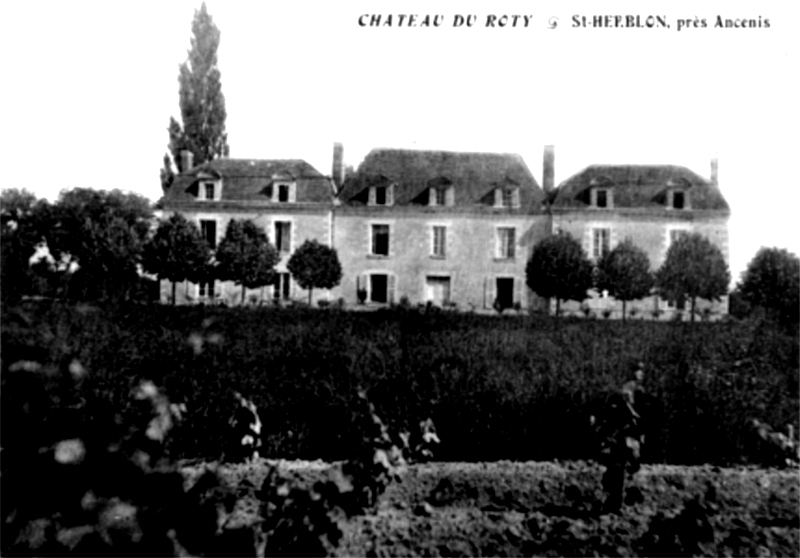 Chteau du Roty  Saint-Herblon (anciennement en Bretagne).