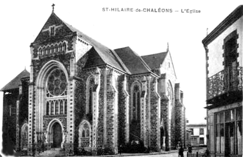 Eglise de Saint-Hilaire-de-Chalons (anciennement en Bretagne).