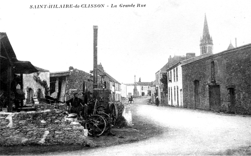 Ville de Saint-Hilaire-de-Clisson (Bretagne).