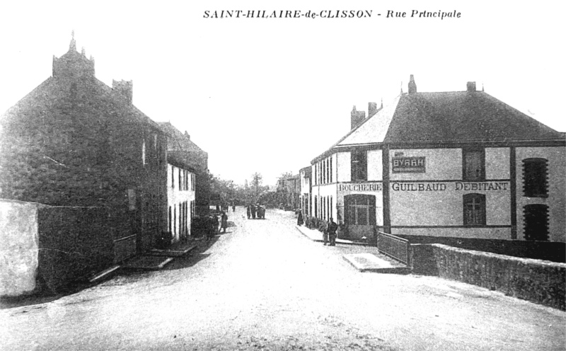Ville de Saint-Hilaire-de-Clisson (Bretagne).
