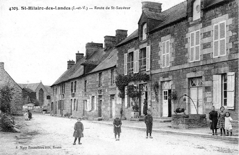 Ville de Saint-Hilaire-des-Landes (Bretagne).